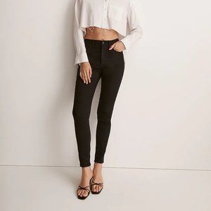 Madewell Tall 10" High Rise Skinny Jeans Black Size 27 Tall